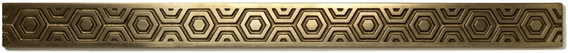 Bebop  1x12 inch accent liner   Traditional Bronze