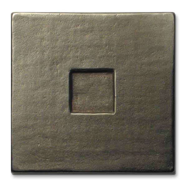 Square 3x3 inch White Bronze