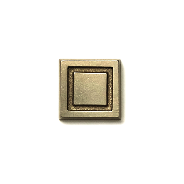 Square  1x1 inch inset tile  Traditional Bronze